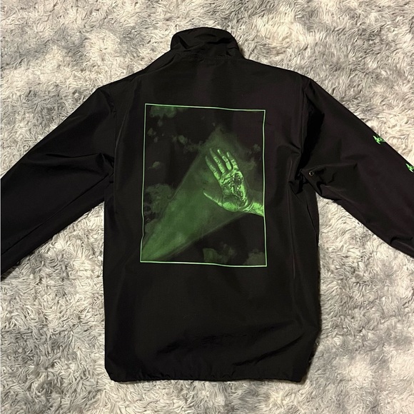 Lil Ugly Mane “Mista Thug Isolation” Black Green Windbreaker - Picture 2 of 3